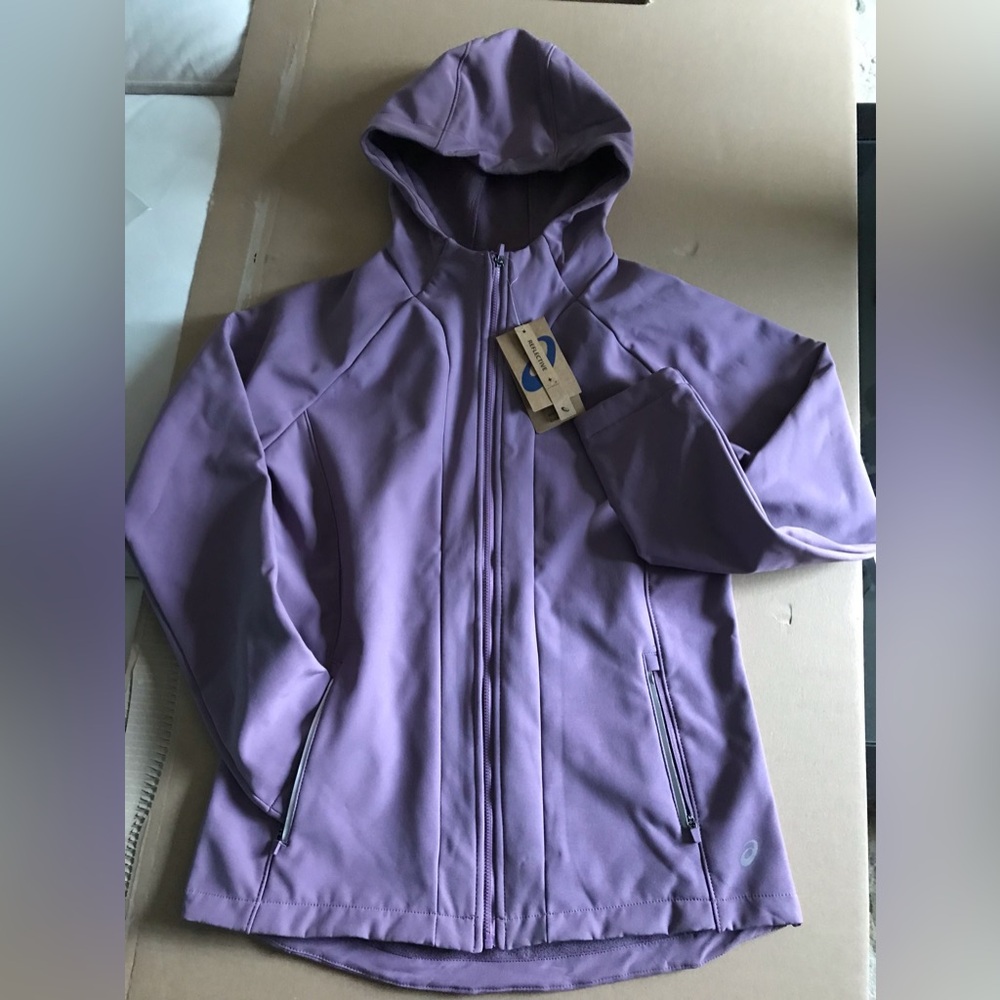 Asics [S] Woven Women’s Softshell Full-Zip Hooded Jacket